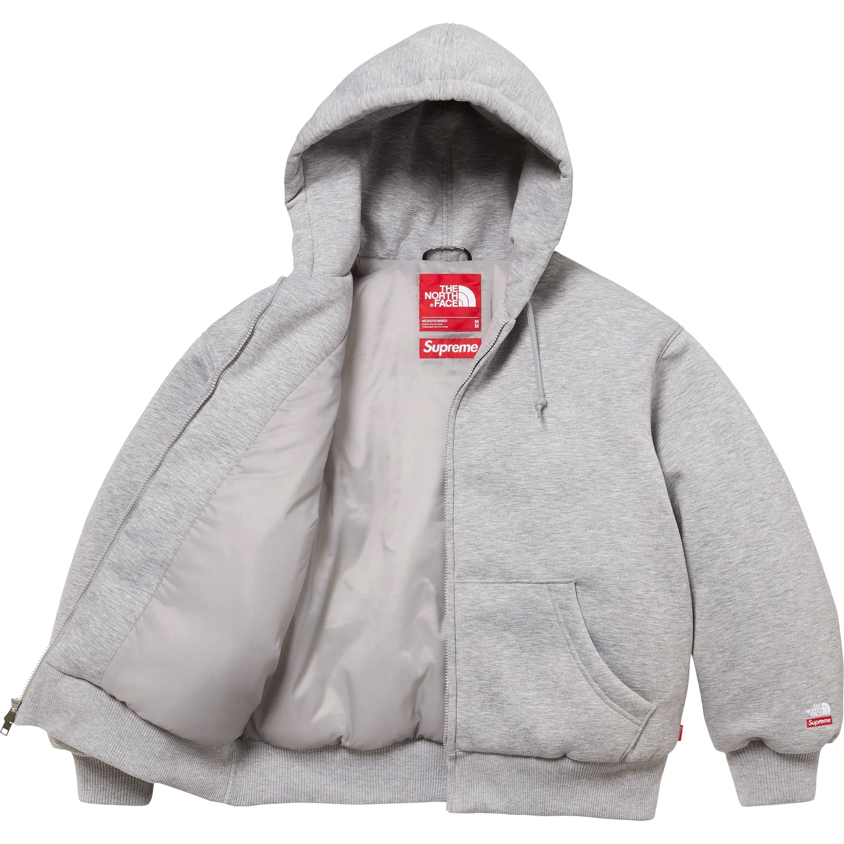 Supreme®/The North Face® Down Zip Up Hooded Sweatshirt view 4